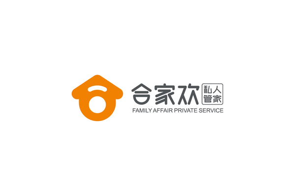 合家歡私人管家標(biāo)志設(shè)計,品牌VI形象設(shè)計_全力設(shè)計
