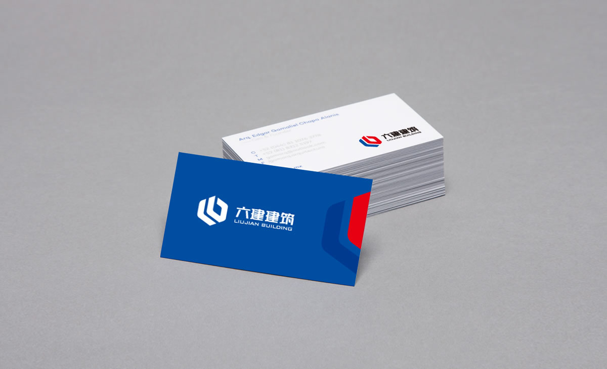 六建建筑品牌形象設(shè)計，六建建筑標志設(shè)計_全力設(shè)計