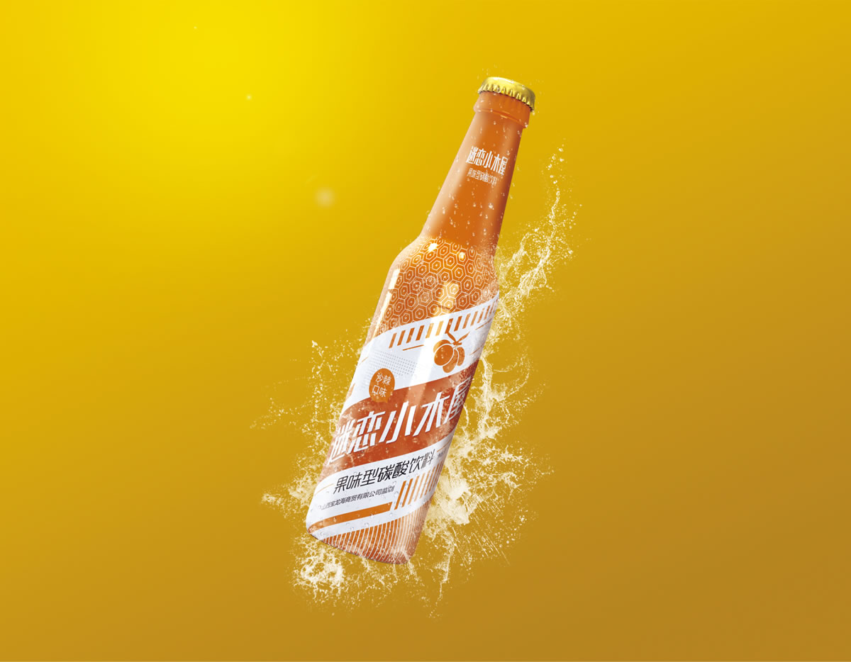 迷戀小木屋品牌包裝設計,品牌形象設計,瓶貼設計_全力設計