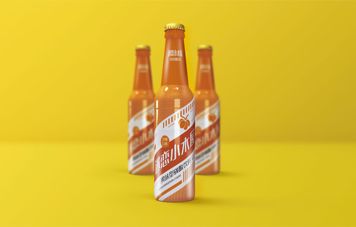 迷戀小木屋品牌包裝設計,品牌形象設計,瓶貼設計_全力設計