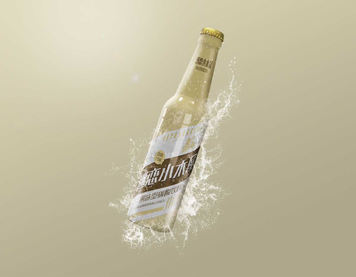 迷戀小木屋品牌包裝設計,品牌形象設計,瓶貼設計_全力設計