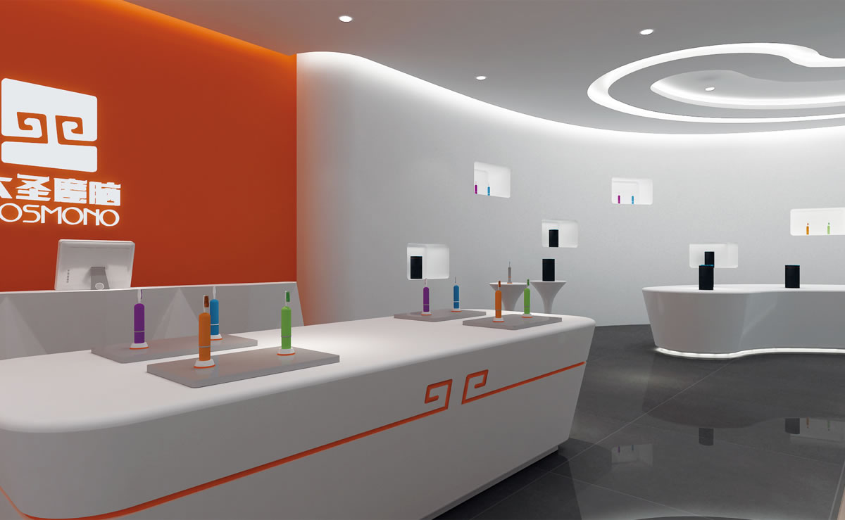 大圣魔腦店面設(shè)計(jì),雙猴科技空間設(shè)計(jì),大圣魔腦空間設(shè)計(jì),雙猴店面形象設(shè)計(jì),雙猴品牌形象