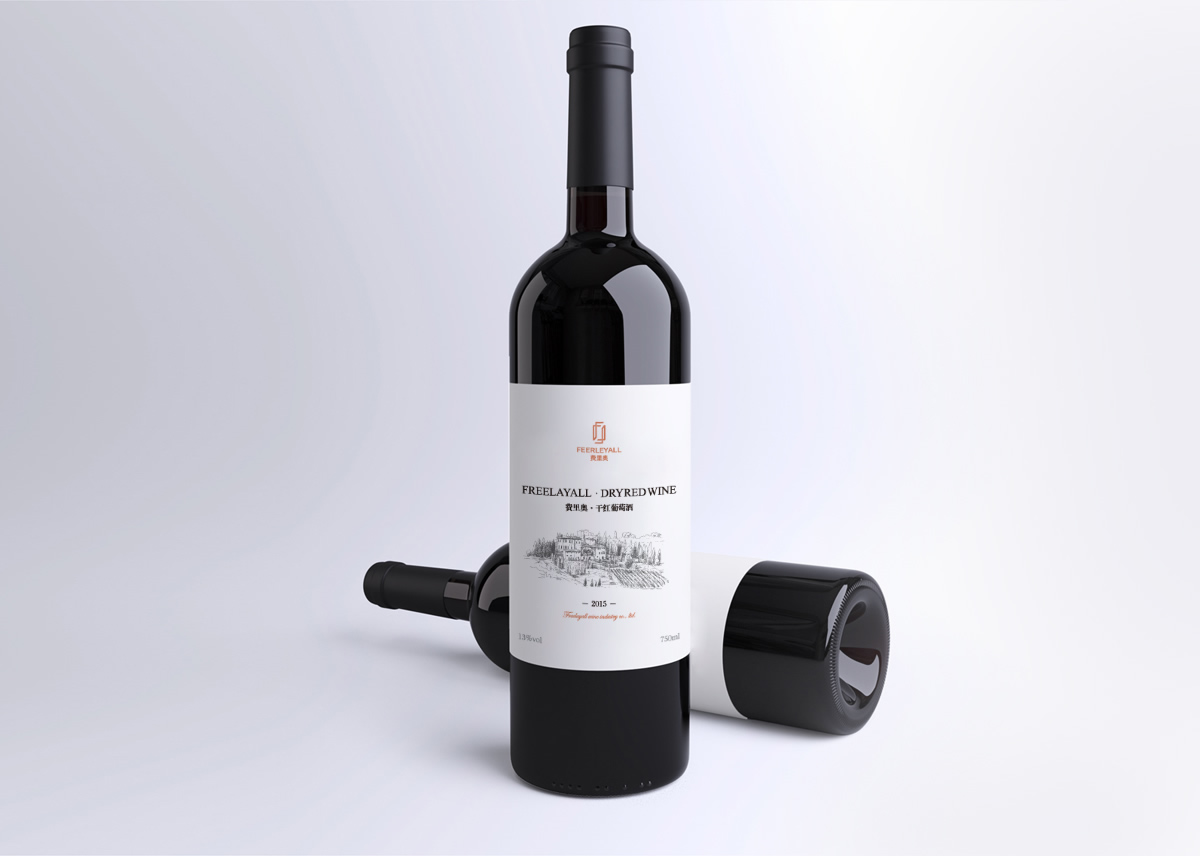 費里奧紅酒品牌標(biāo)志設(shè)計,費里奧紅酒瓶貼設(shè)計,費里奧紅酒包裝設(shè)計,費里奧品牌設(shè)計,高端紅酒包裝設(shè)計