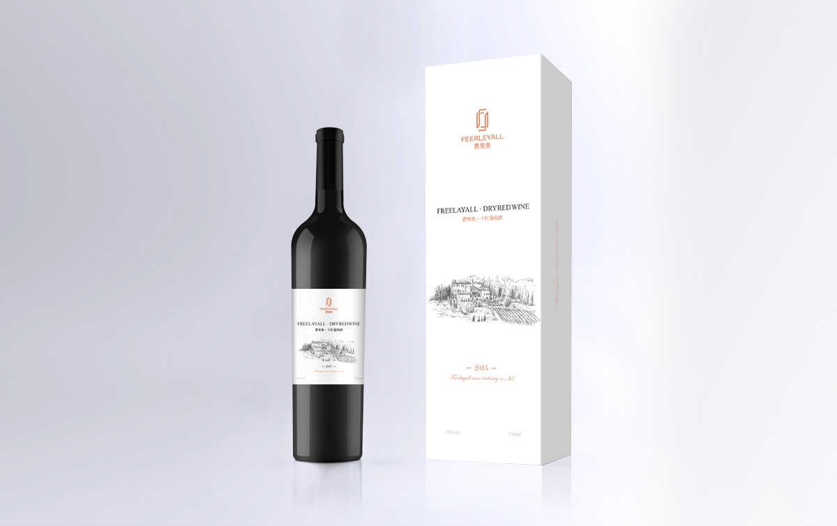 費里奧紅酒品牌標(biāo)志設(shè)計,費里奧紅酒瓶貼設(shè)計,費里奧紅酒包裝設(shè)計,費里奧品牌設(shè)計,高端紅酒包裝設(shè)計