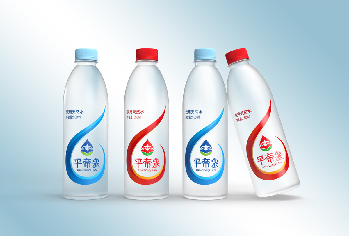 平帝泉品牌設(shè)計,平帝泉標志設(shè)計,平帝泉包裝設(shè)計